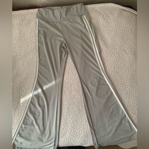 SHEIN EZwear Contrast Tape side Flare Leg pants